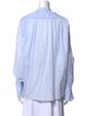 Another Tomorrow Mock Neck Long Sleeve Button-Up Top