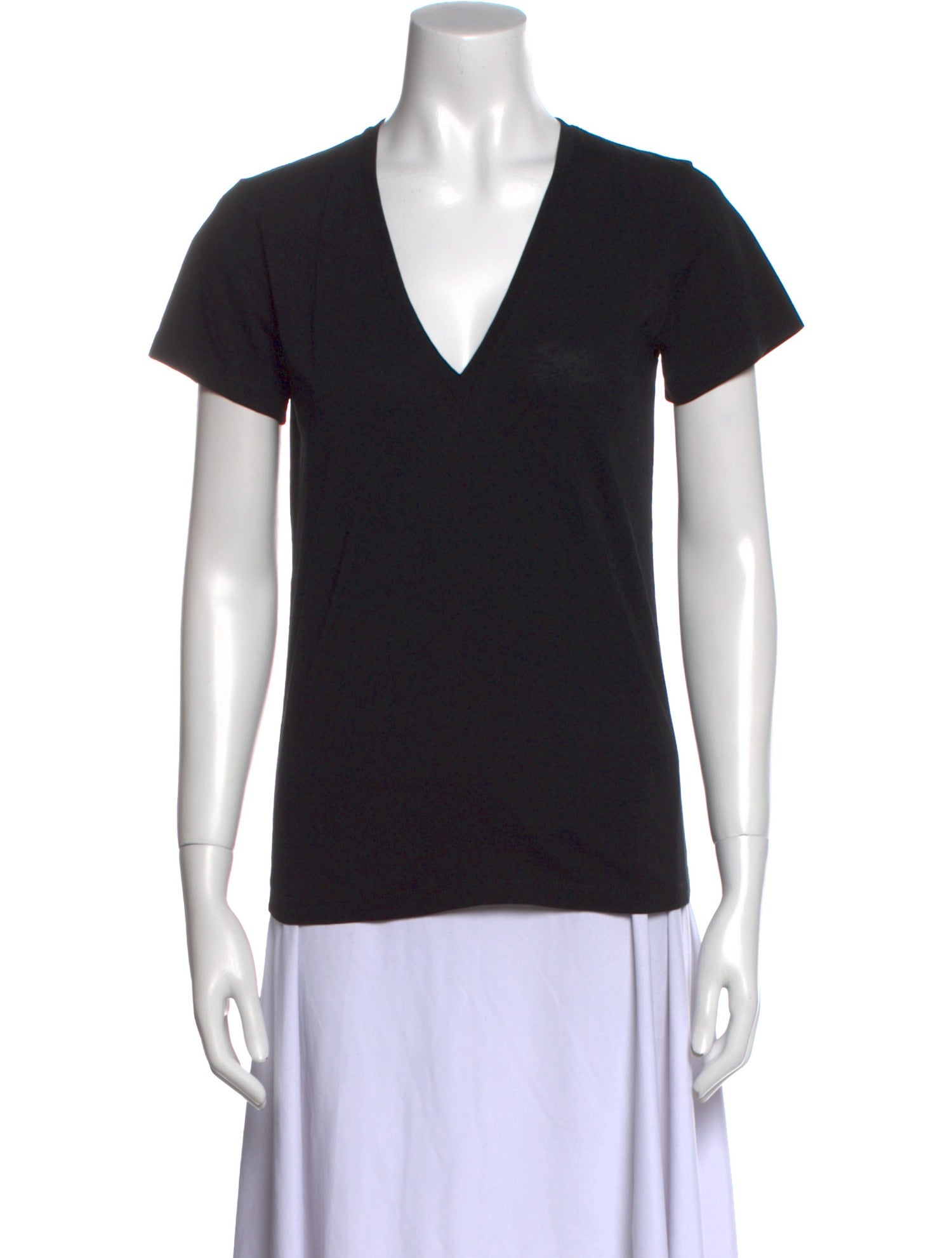 Another Tomorrow V-Neck Short Sleeve T-Shirt