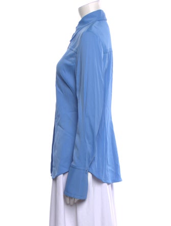 Another Tomorrow Long Sleeve Button-Up Top