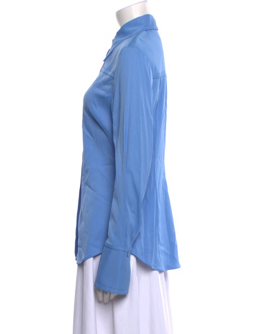 Another Tomorrow Long Sleeve Button-Up Top