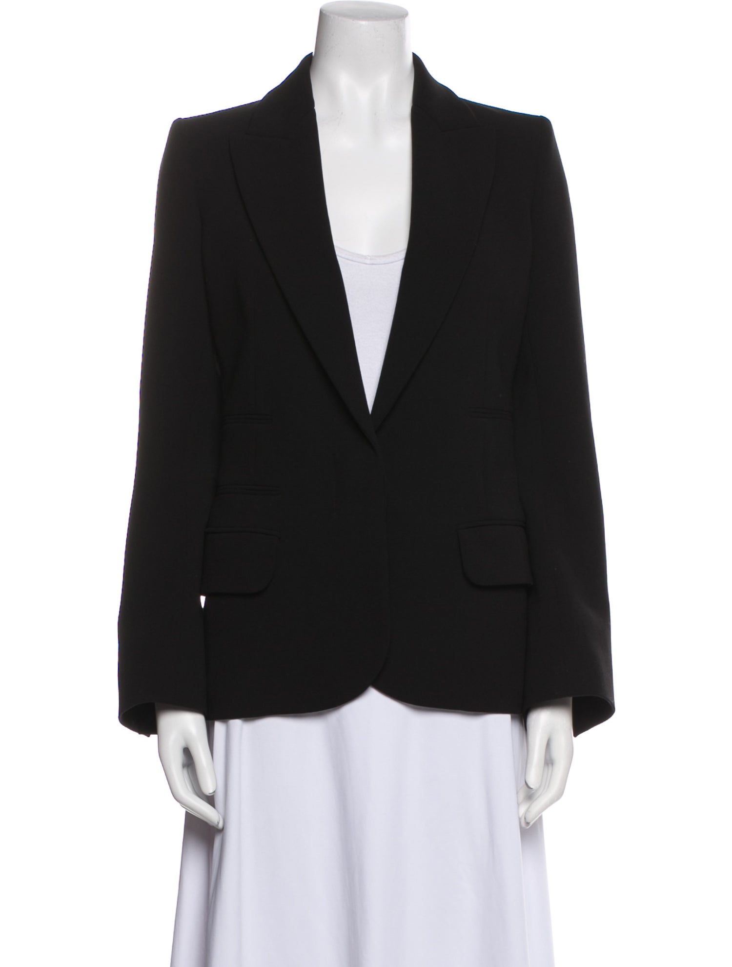 Another Tomorrow Virgin Wool Blazer