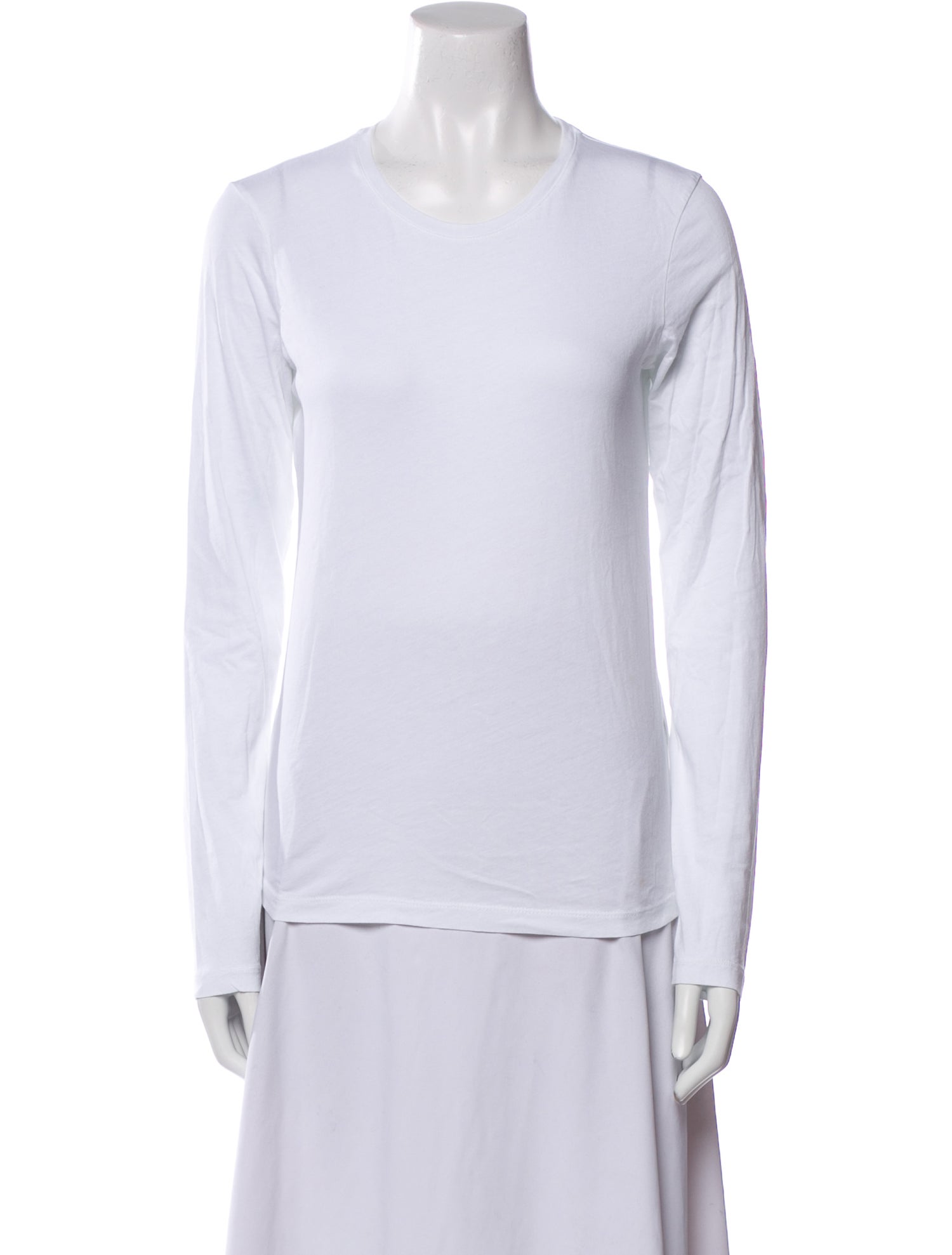 Another Tomorrow Crew Neck Long Sleeve T-Shirt