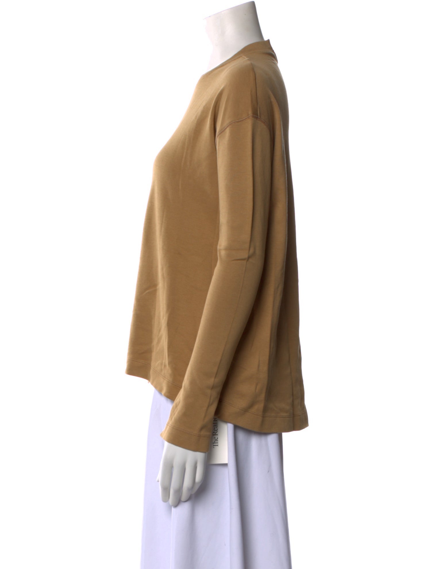 Another Tomorrow Crew Neck Long Sleeve Sweatshirt