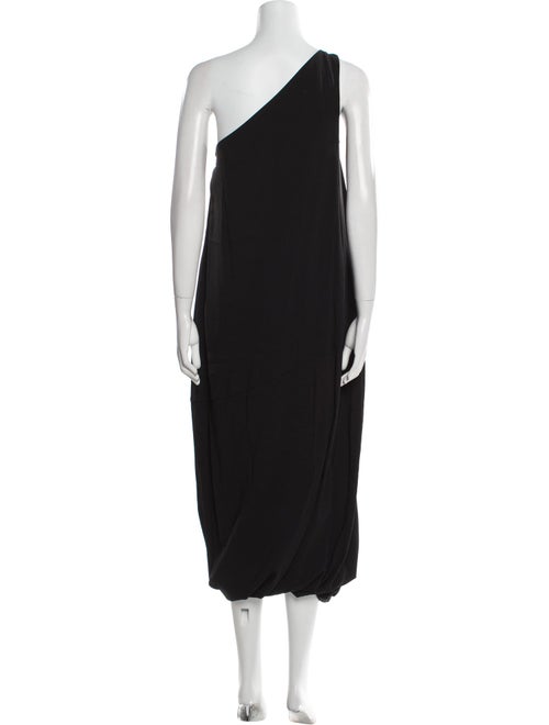 Another Tomorrow Silk Midi Length Dress