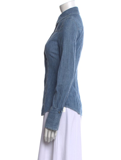 Another Tomorrow Long Sleeve Button-Up Top