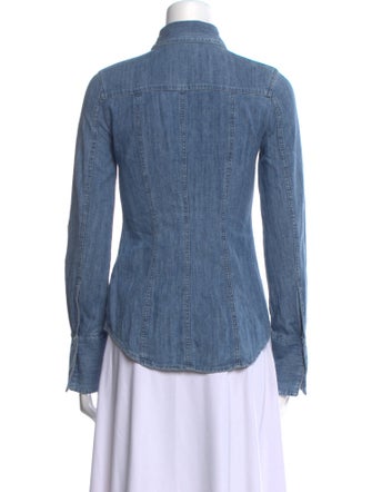 Another Tomorrow Long Sleeve Button-Up Top