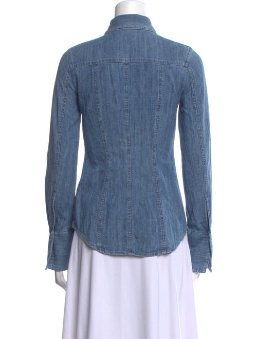 Another Tomorrow Long Sleeve Button-Up Top