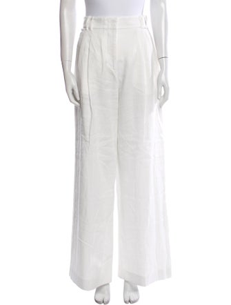 Another Tomorrow Linen Wide Leg Pants