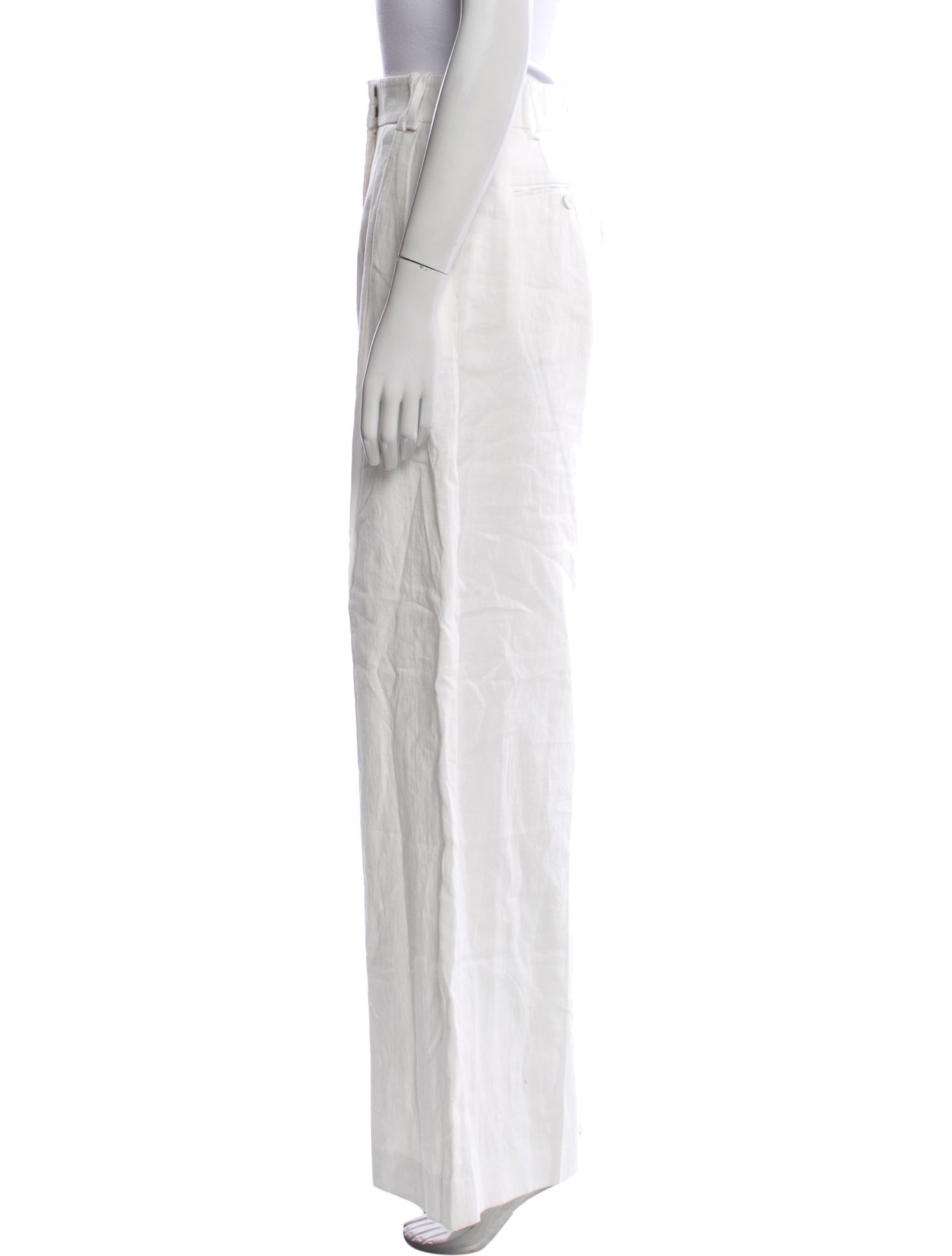 Another Tomorrow Linen Wide Leg Pants