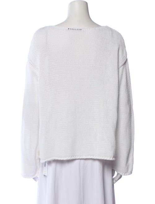 Another Tomorrow Bateau Neckline Sweater