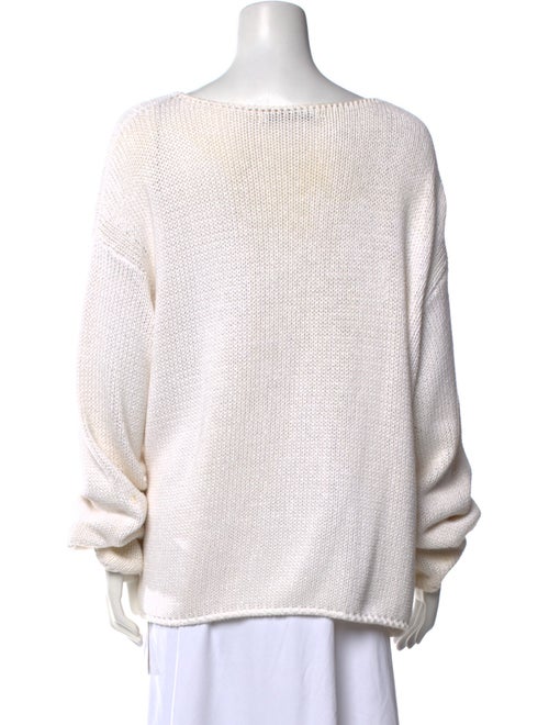 Another Tomorrow Bateau Neckline Sweater