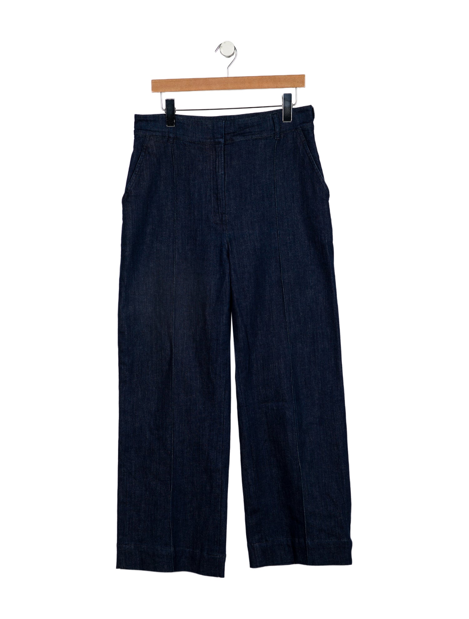 Another Tomorrow High-Rise Wide Leg Jeans