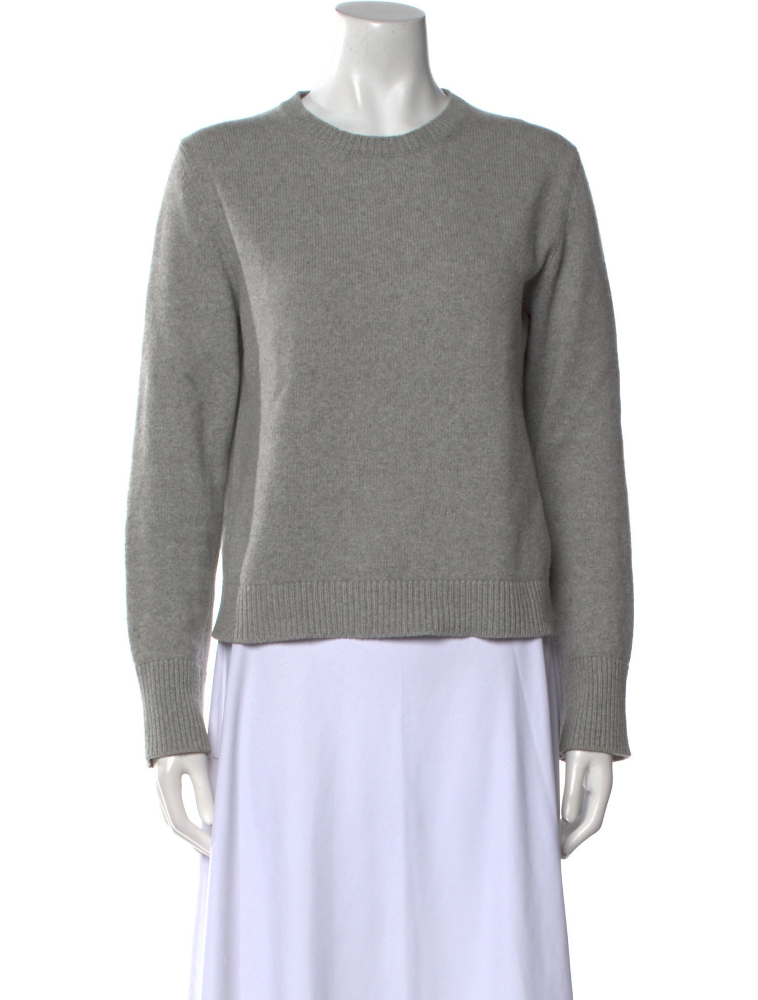 Another Tomorrow Cashmere Crew Neck Sweater