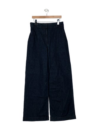 Another Tomorrow High-Rise Wide Leg Jeans