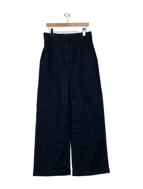 Another Tomorrow High-Rise Wide Leg Jeans