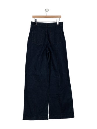 Another Tomorrow High-Rise Wide Leg Jeans