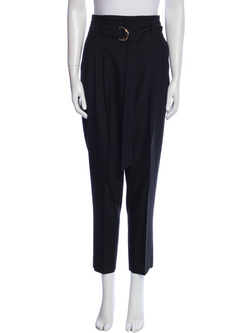 Another Tomorrow Wool Straight Leg Pants