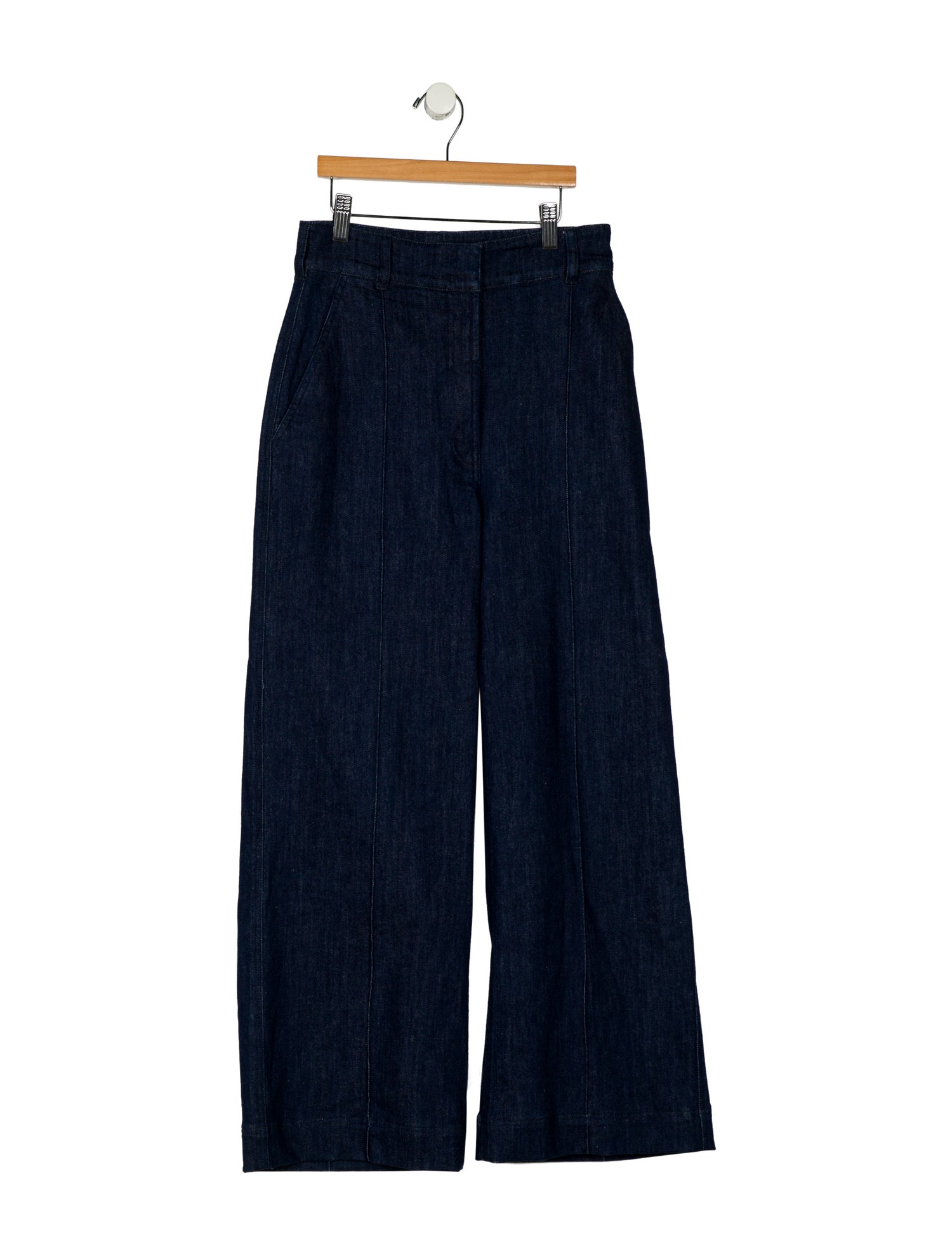 Another Tomorrow High-Rise Wide Leg Jeans