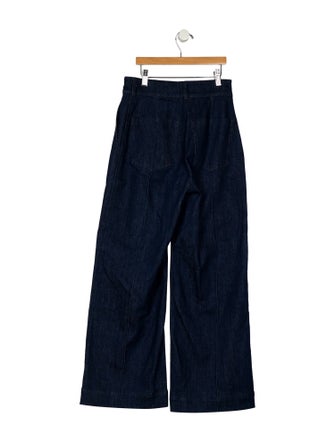 Another Tomorrow High-Rise Wide Leg Jeans