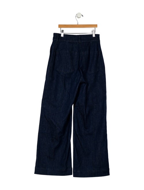Another Tomorrow High-Rise Wide Leg Jeans