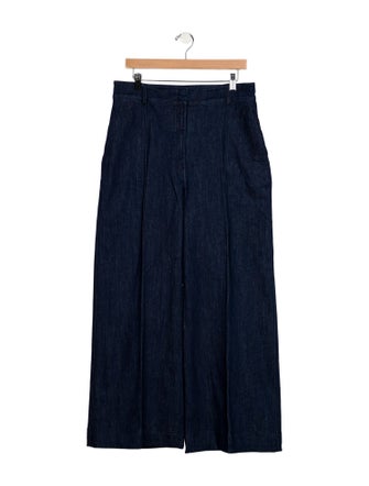 Another Tomorrow High-Rise Wide Leg Jeans