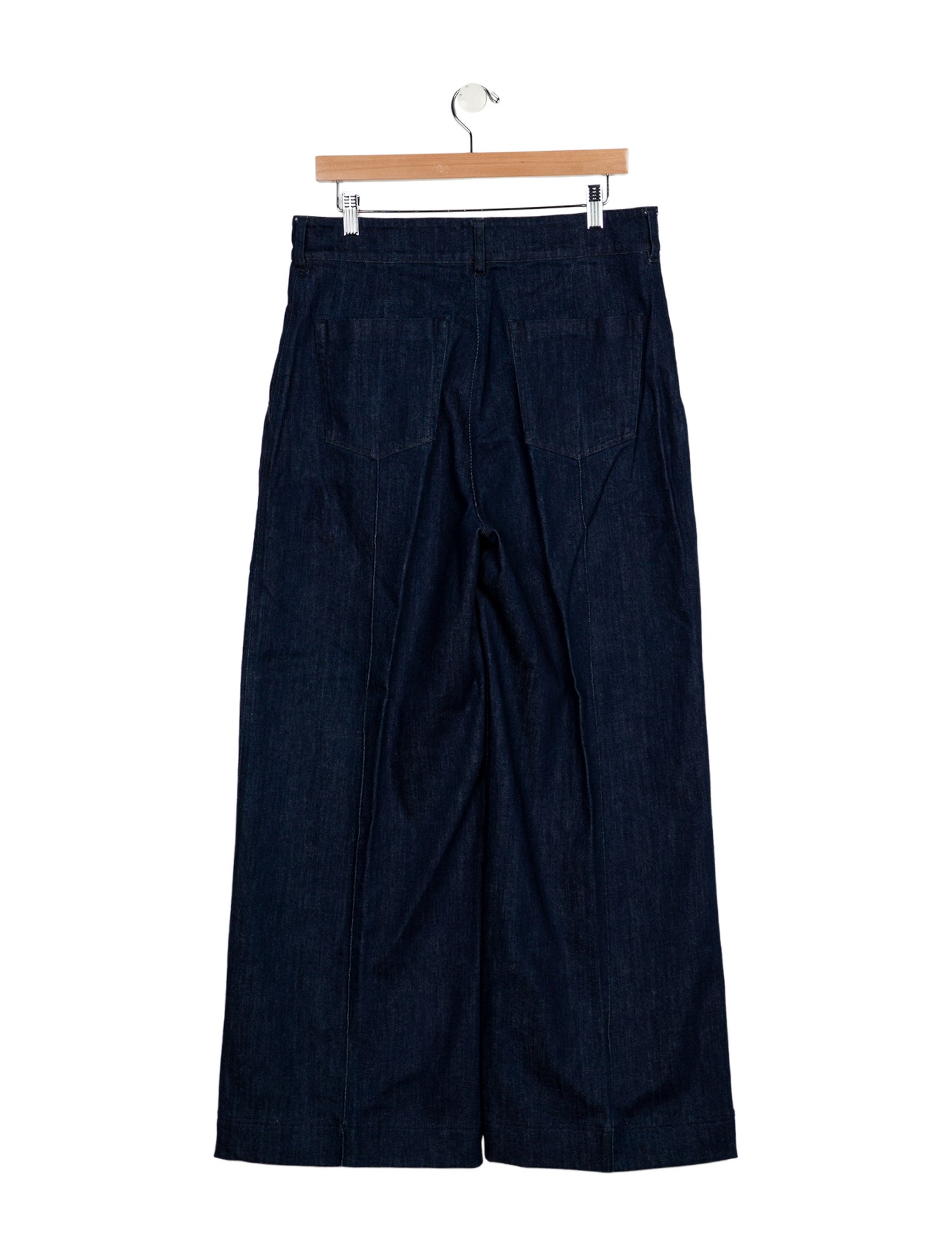 Another Tomorrow High-Rise Wide Leg Jeans