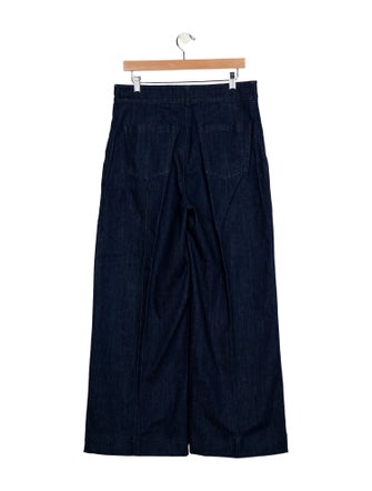 Another Tomorrow High-Rise Wide Leg Jeans