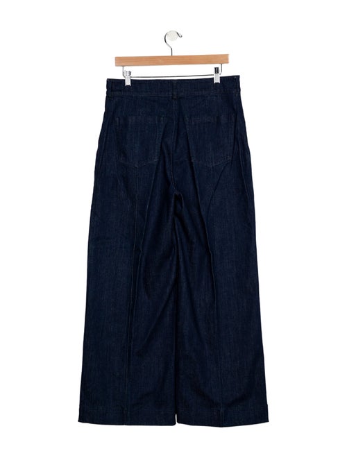 Another Tomorrow High-Rise Wide Leg Jeans