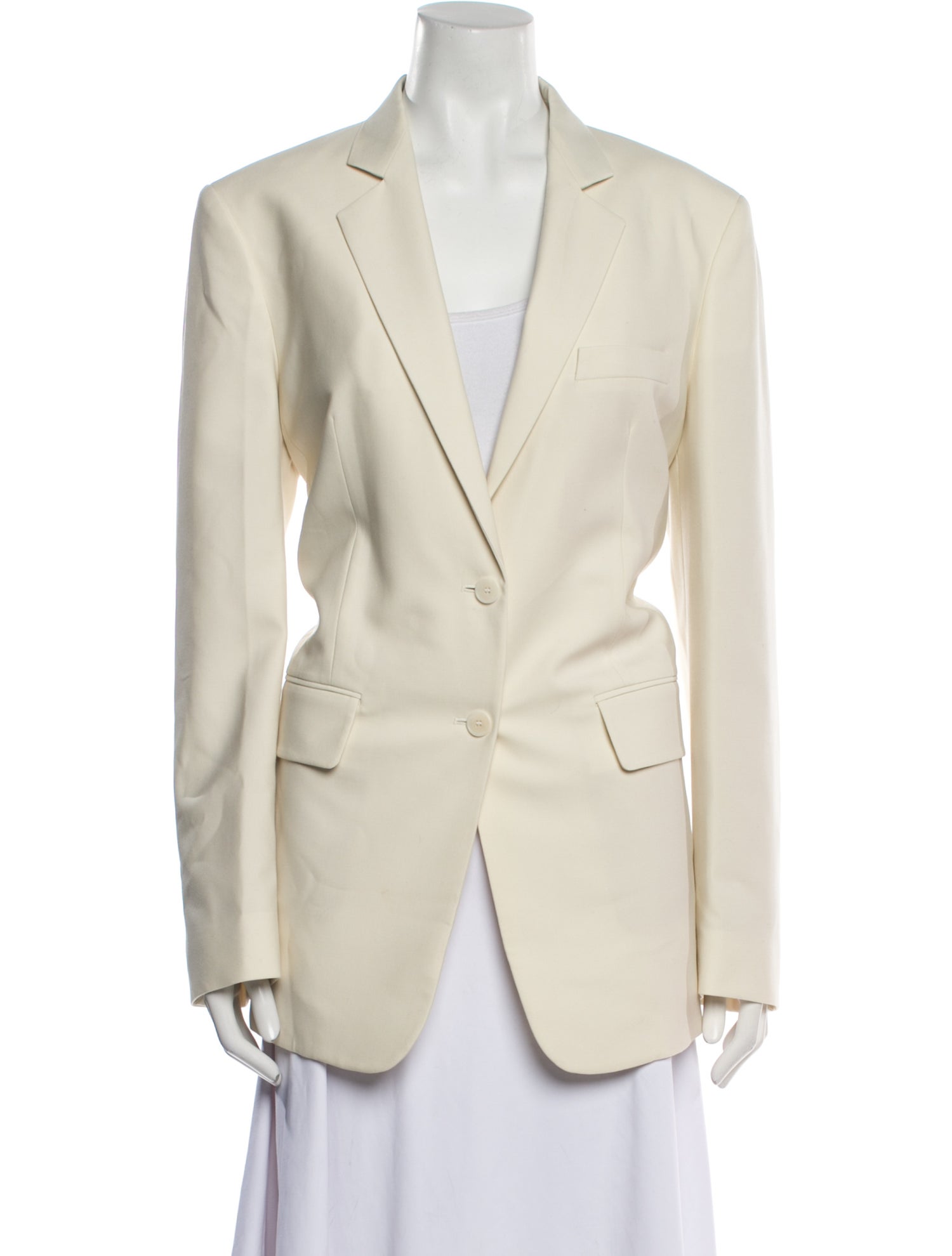 Another Tomorrow Virgin Wool Blazer