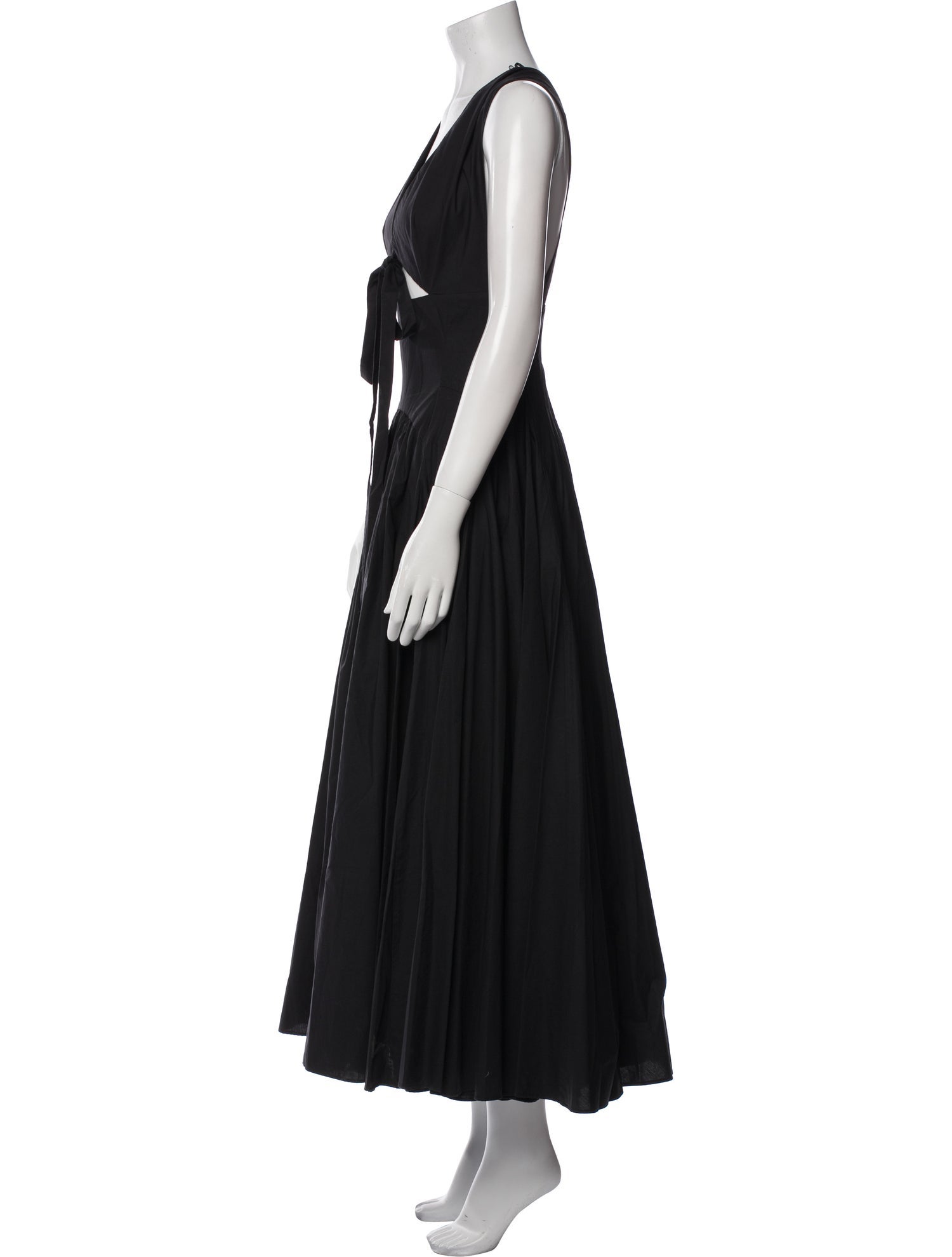 Another Tomorrow V-Neck Long Dress