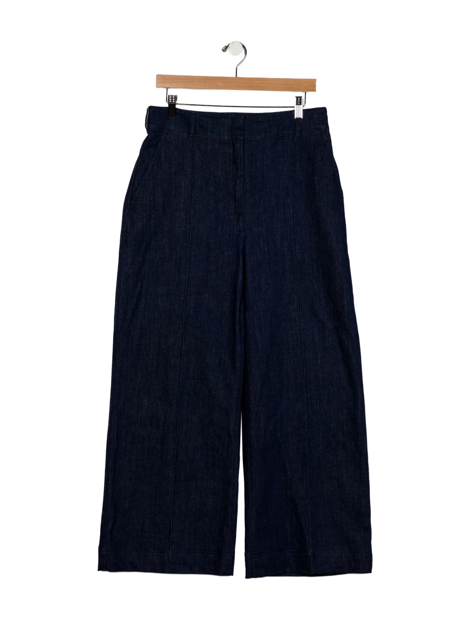 Another Tomorrow High-Rise Wide Leg Jeans