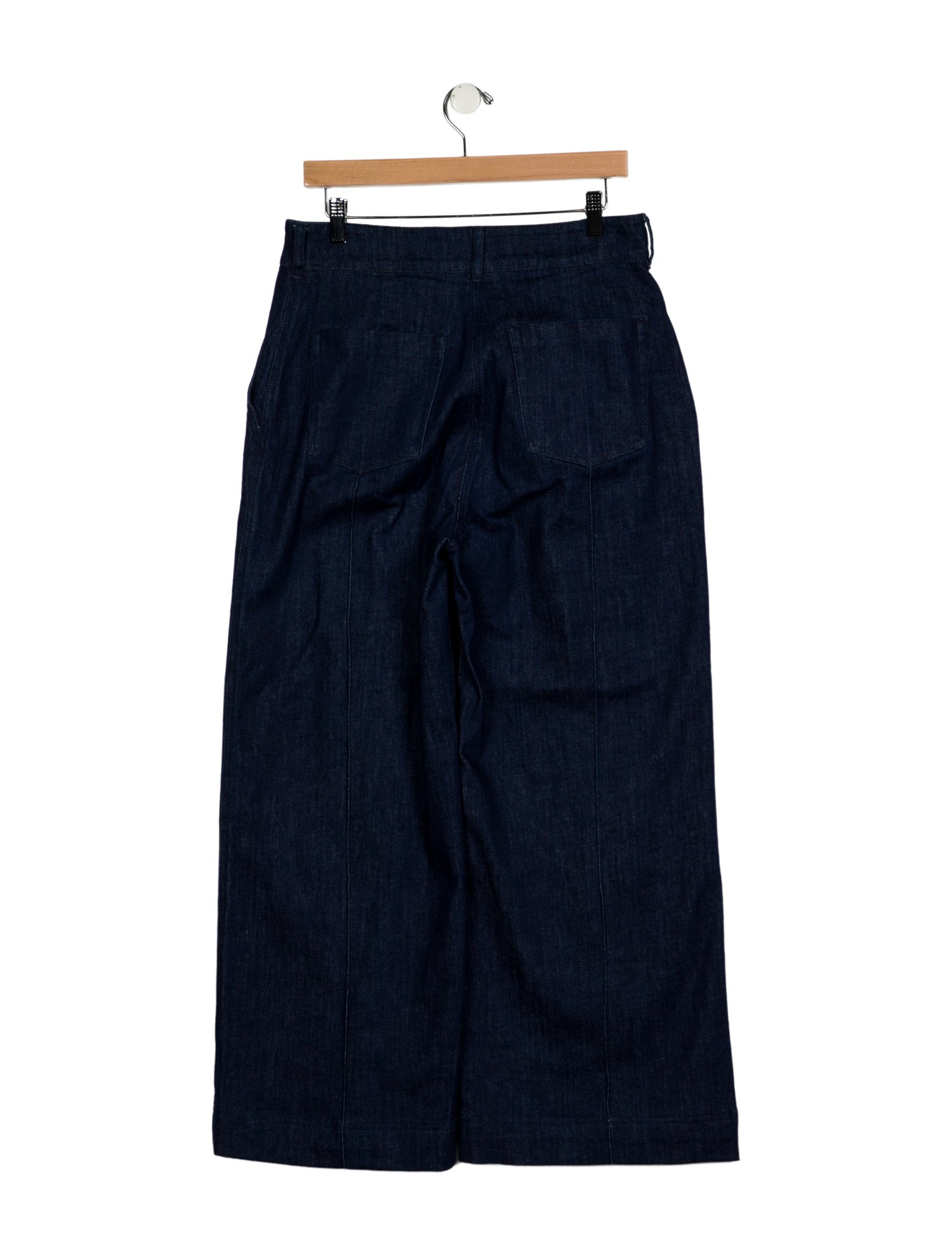 Another Tomorrow High-Rise Wide Leg Jeans