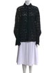 Another Tomorrow Lace Mock Neck Tunic