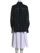 Another Tomorrow Lace Mock Neck Tunic