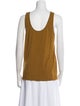 Another Tomorrow Scoop Neck Sleeveless Top