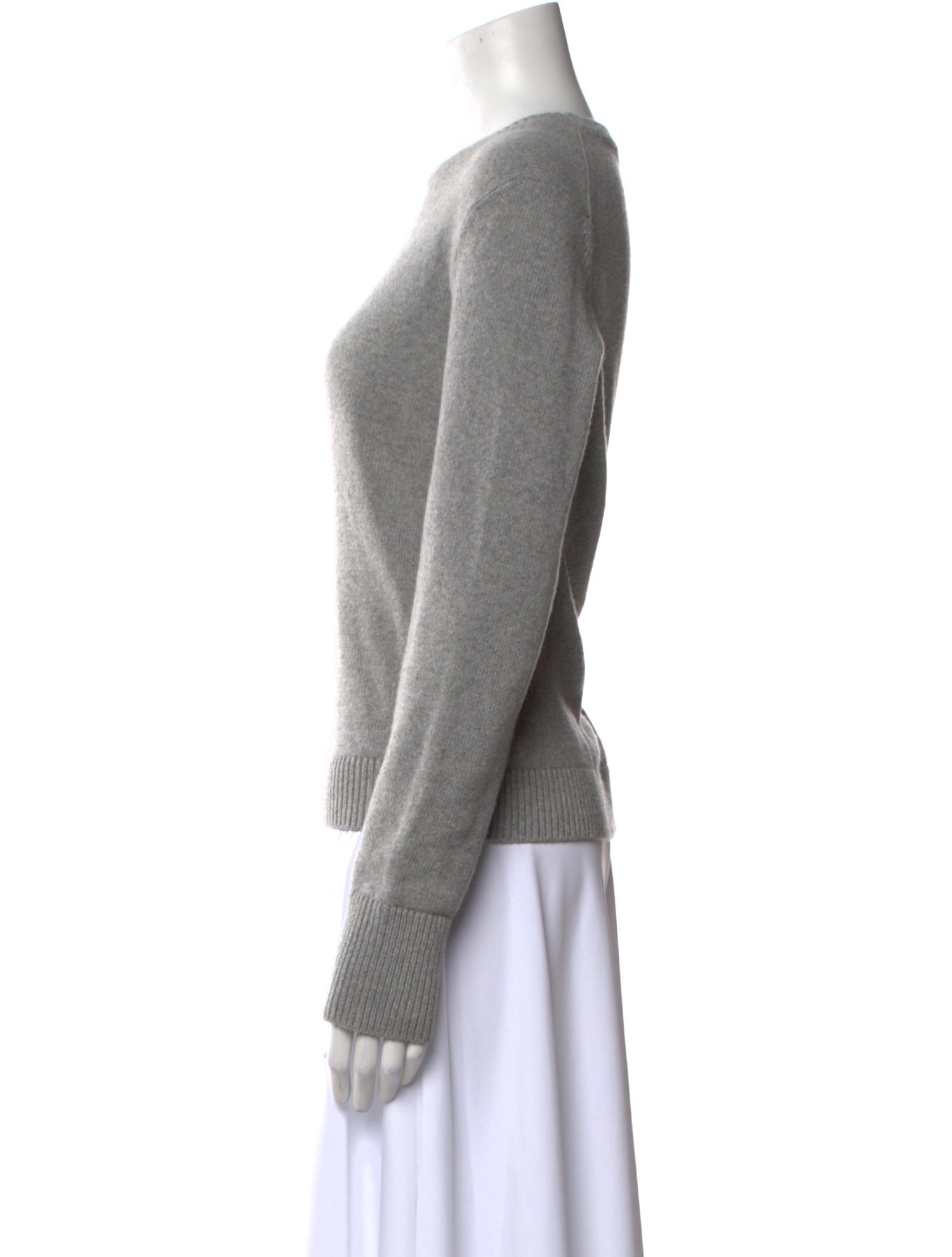 Another Tomorrow Cashmere Crew Neck Sweater