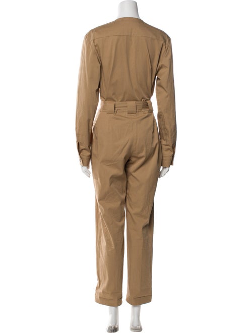 Another Tomorrow Crew Neck Jumpsuit