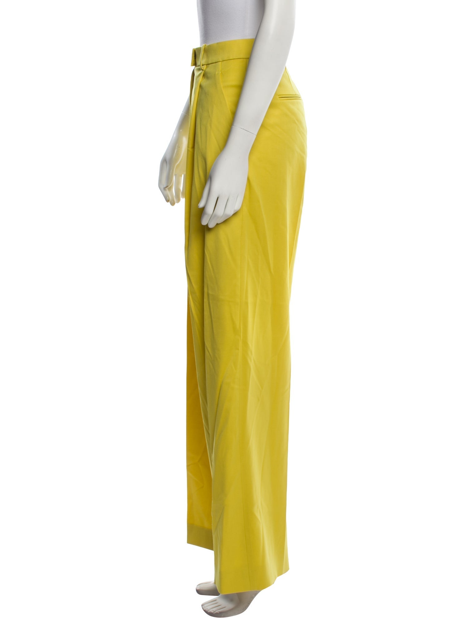 Another Tomorrow Virgin Wool Wide Leg Pants