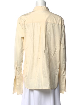 Another Tomorrow Long Sleeve Button-Up Top