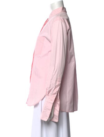 Another Tomorrow Long Sleeve Button-Up Top