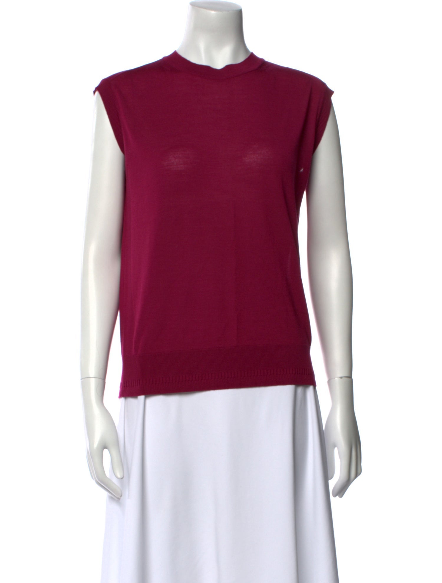 Another Tomorrow Wool Crew Neck Top w/ Tags