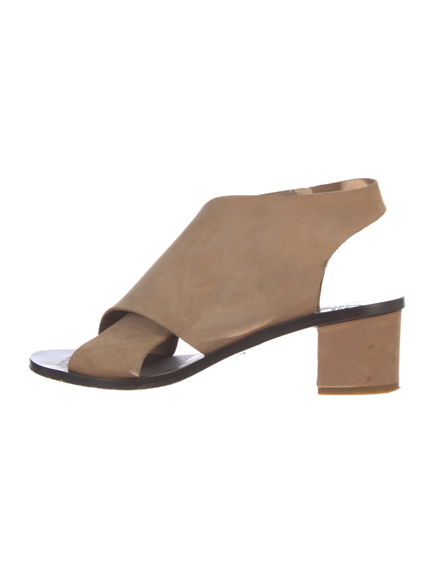 Another Tomorrow Leather Sandals