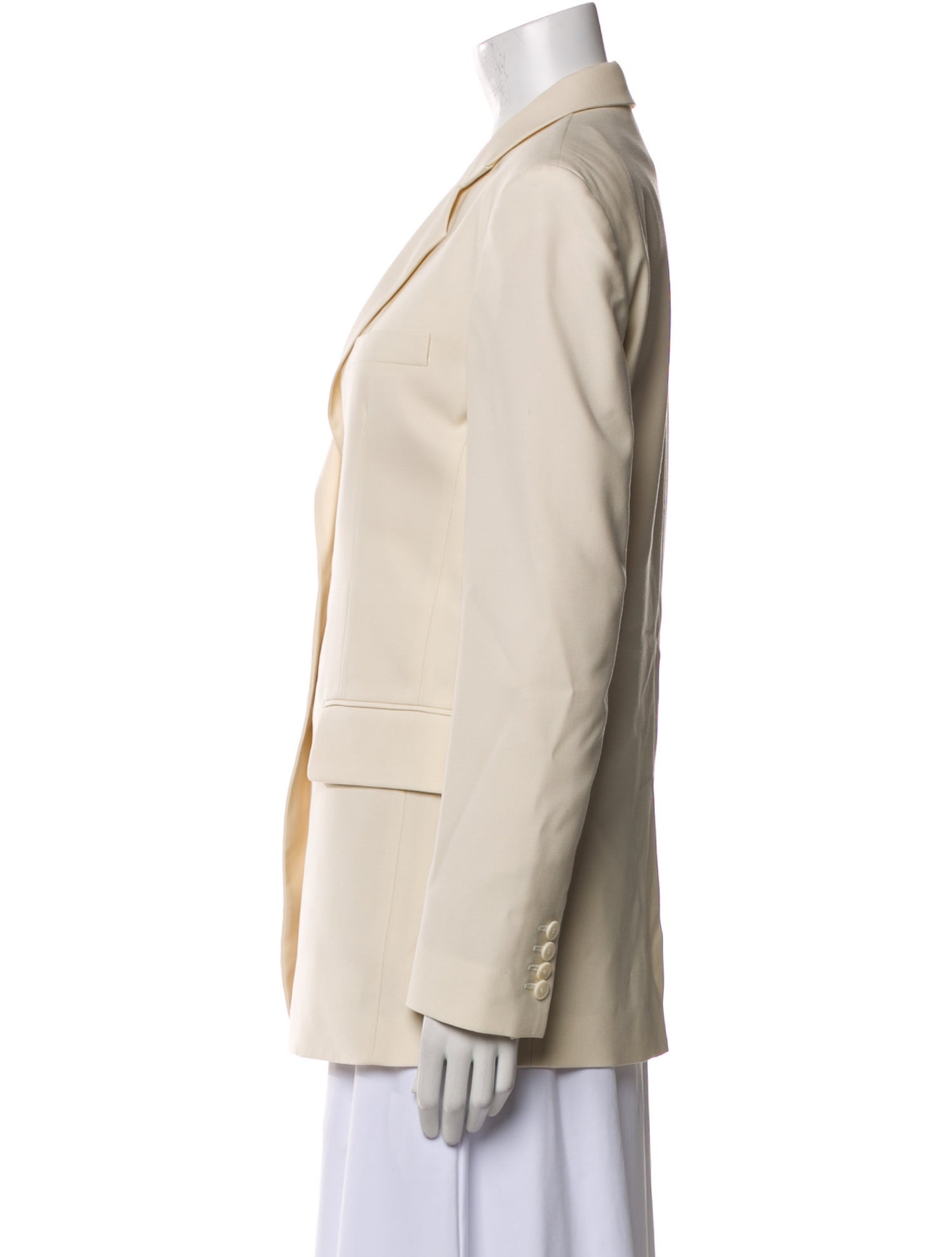 Another Tomorrow Virgin Wool Blazer