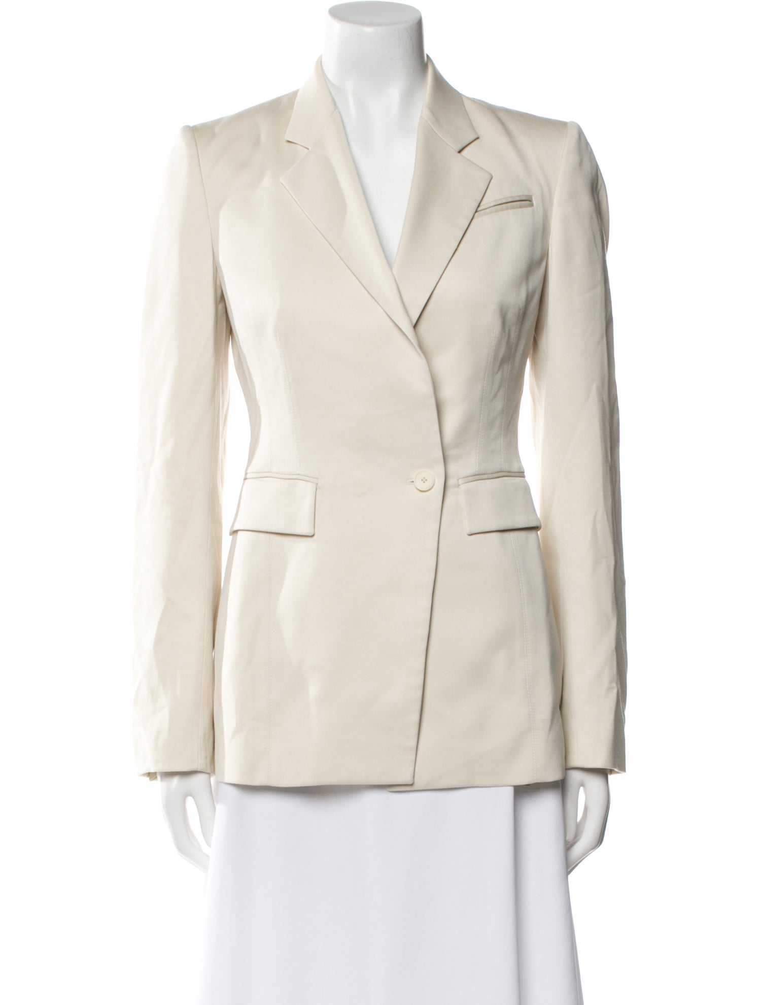 Another Tomorrow Virgin Wool Blazer