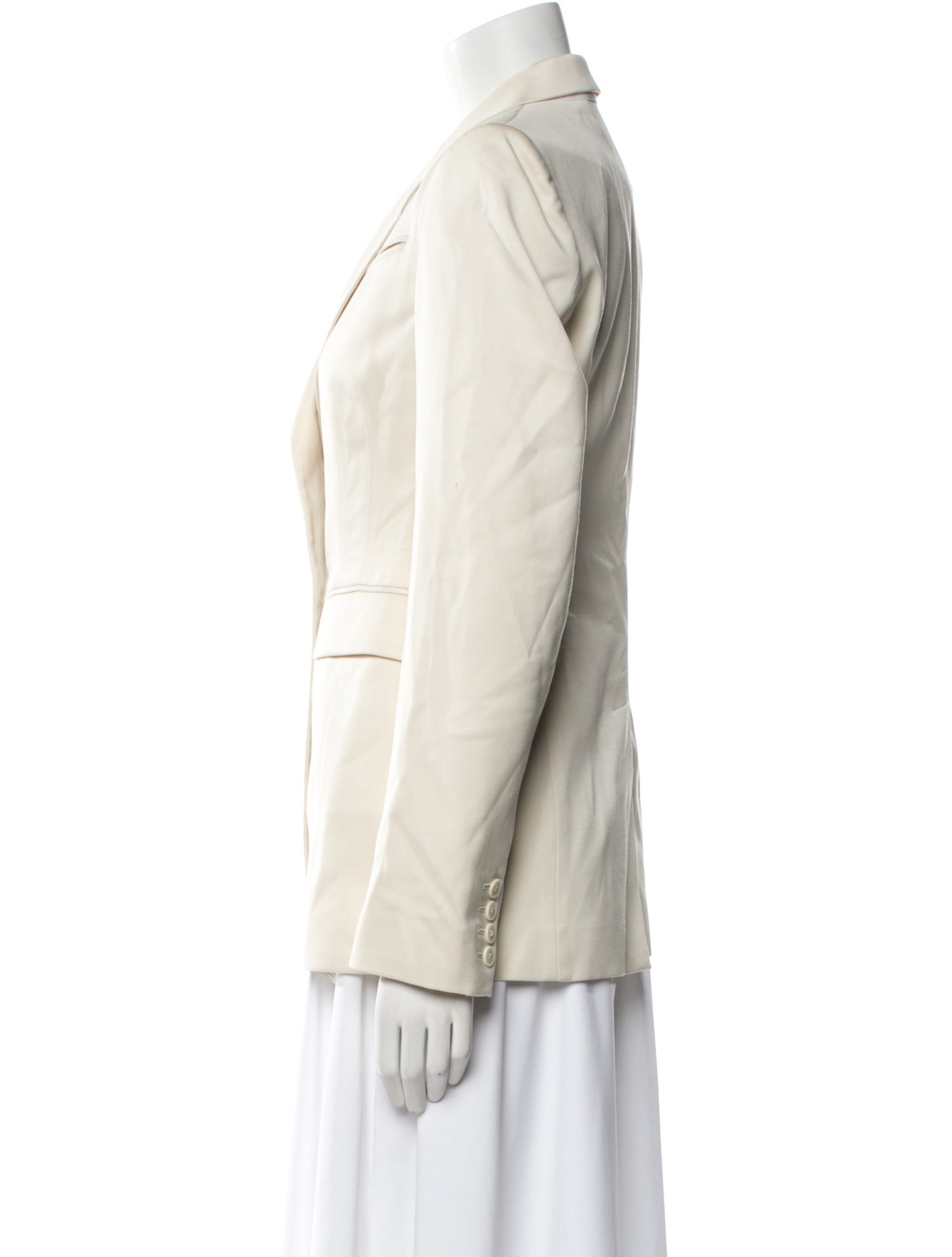 Another Tomorrow Virgin Wool Blazer