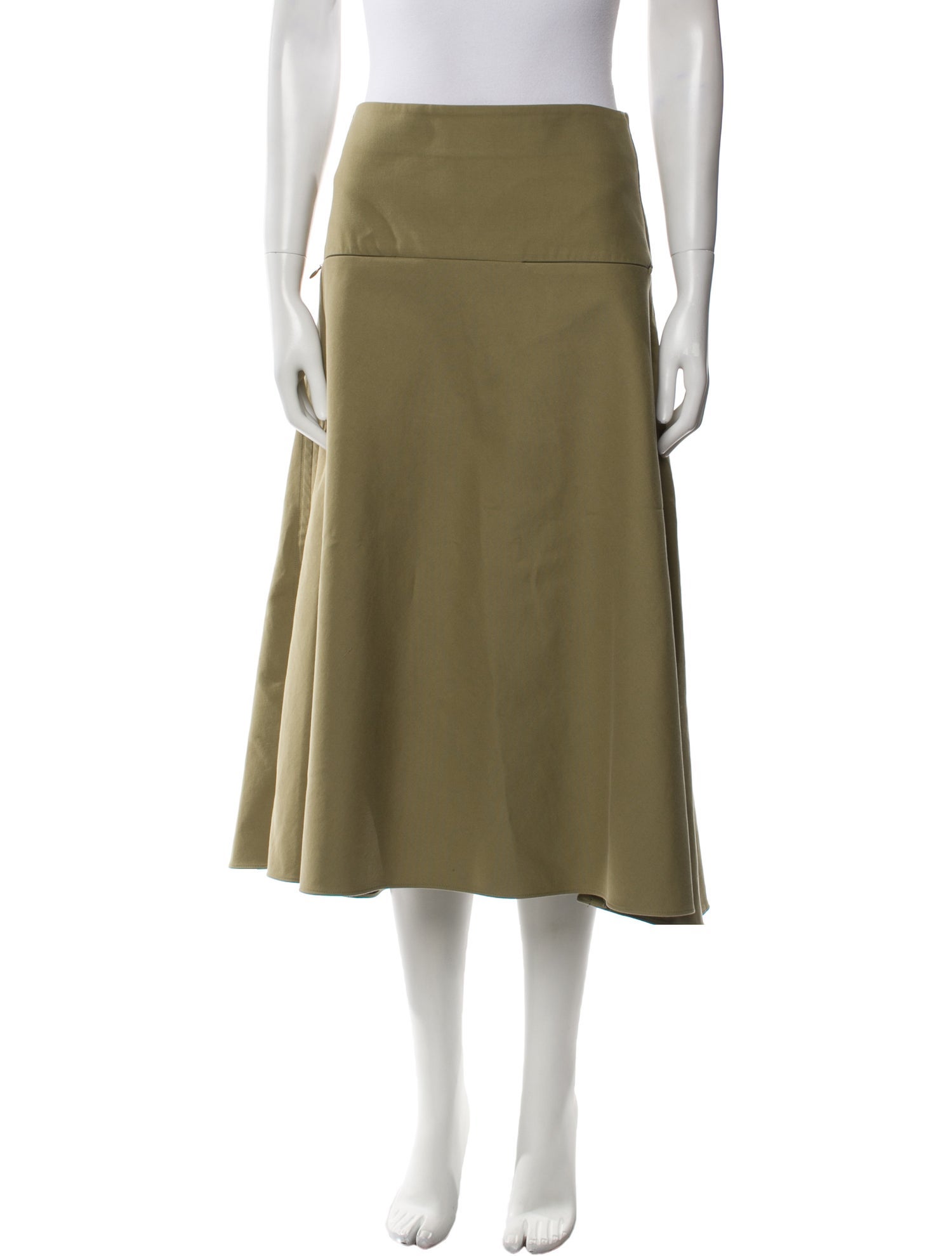 Another Tomorrow Midi Length Skirt