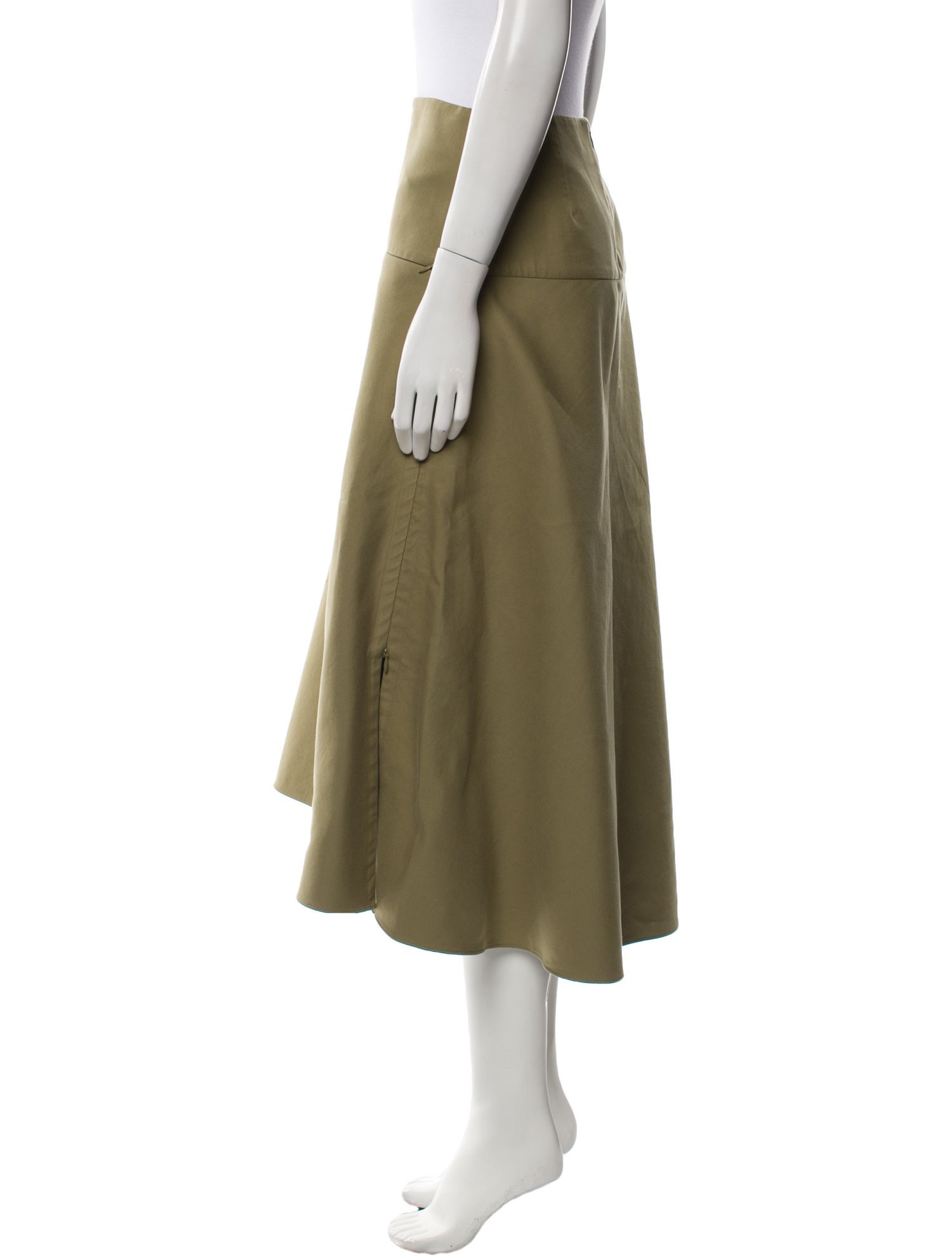 Another Tomorrow Midi Length Skirt