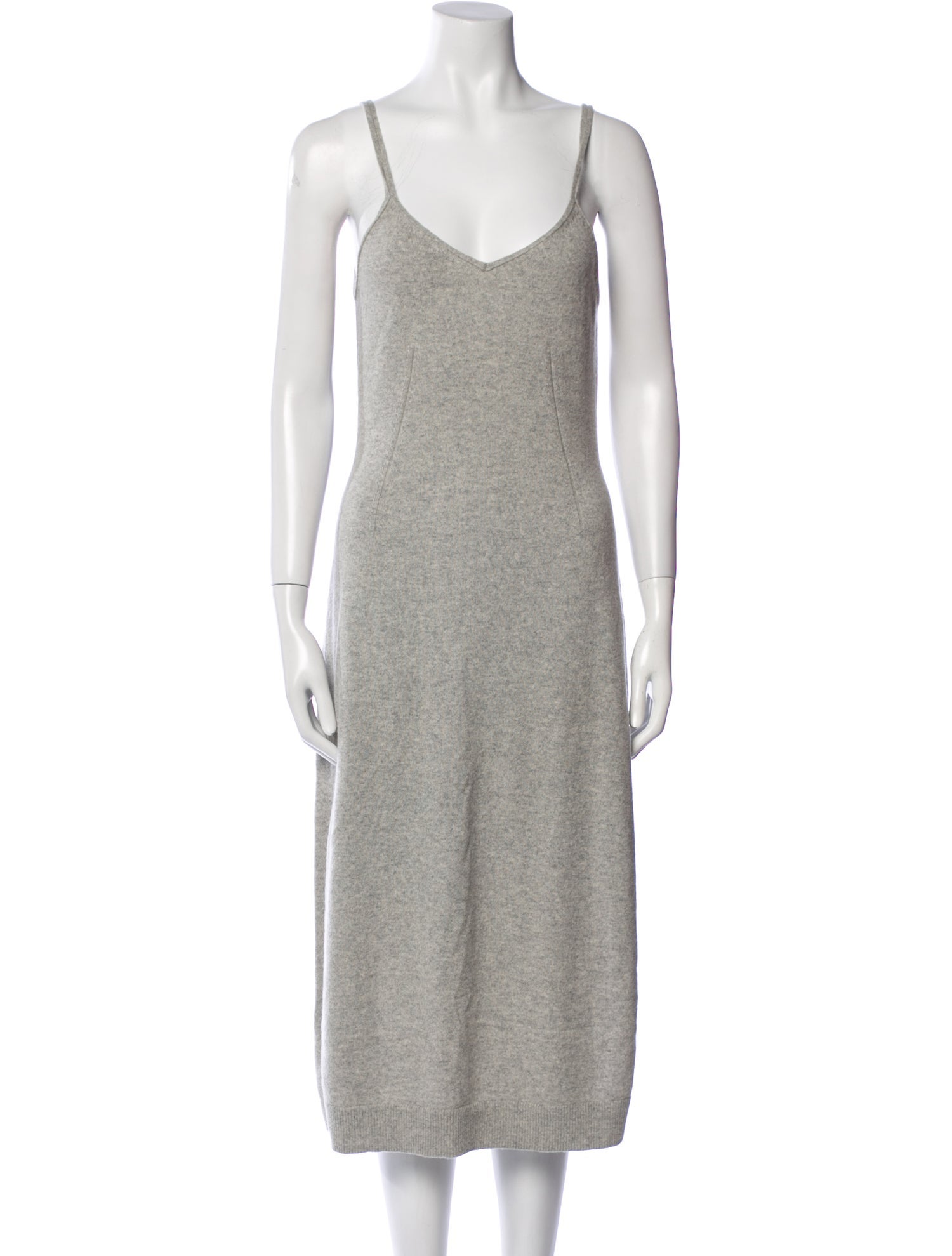 Another Tomorrow Cashmere Midi Length Dress