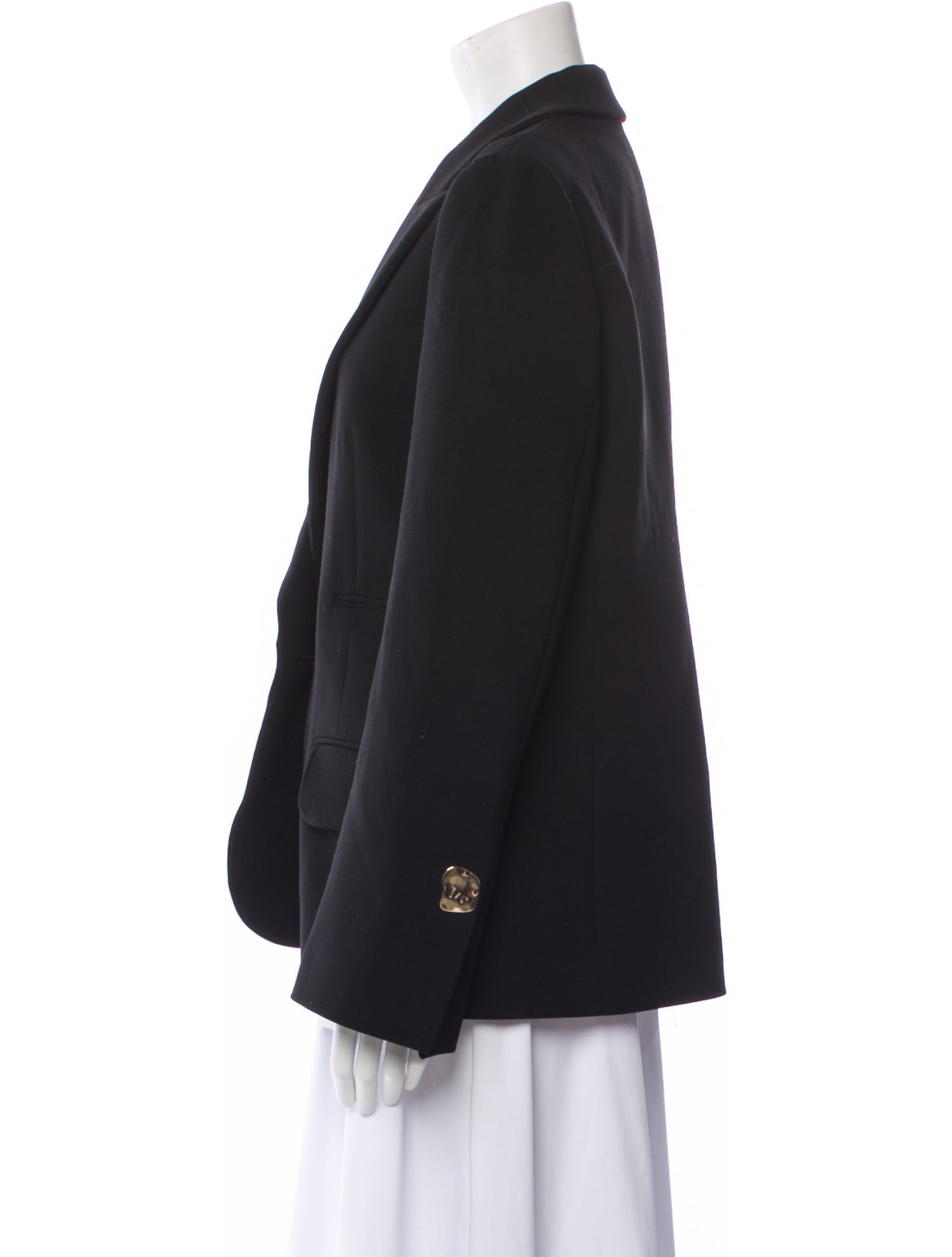 Another Tomorrow Virgin Wool Blazer