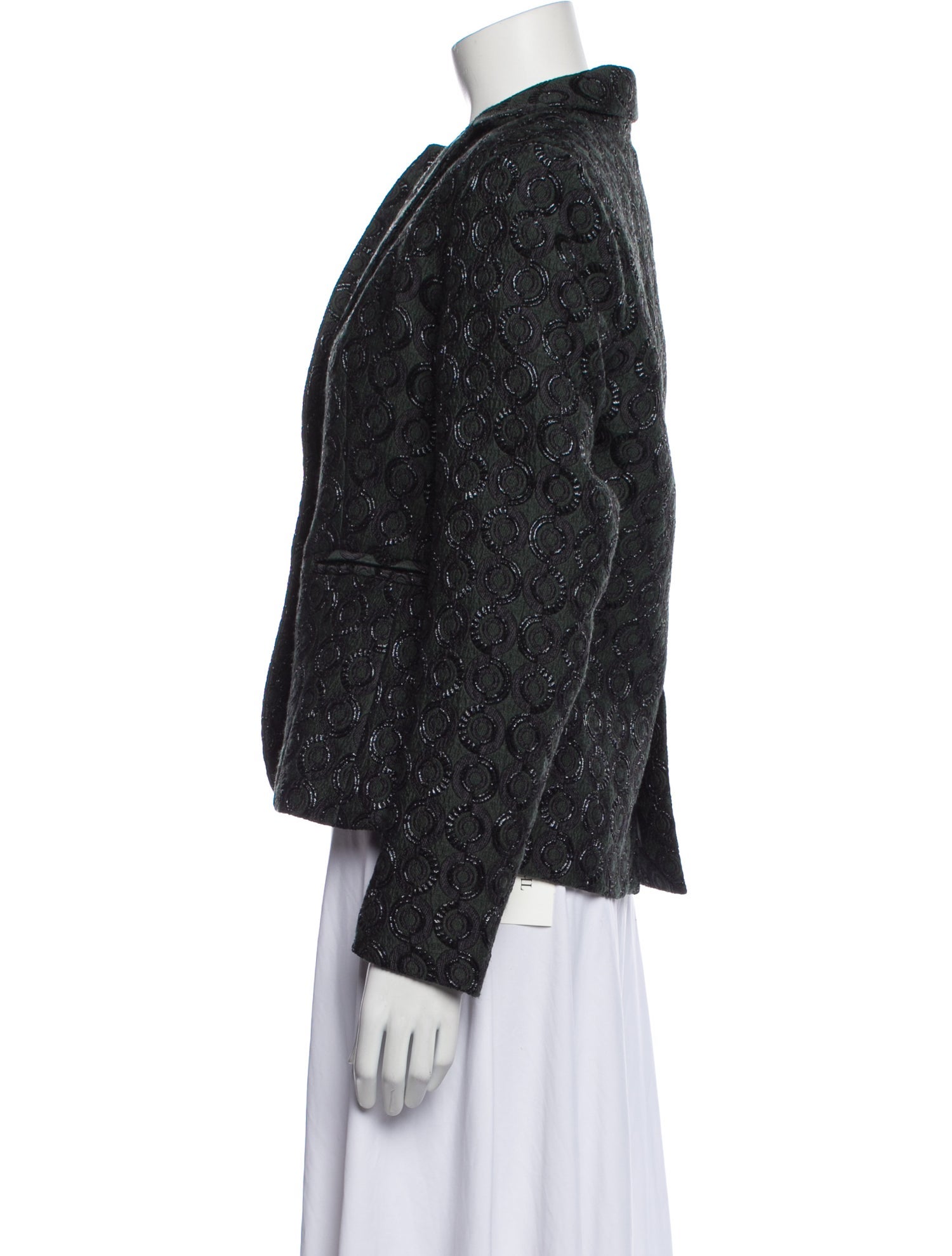 Antonelli Firenze Tweed Pattern Evening Jacket w/ Tags